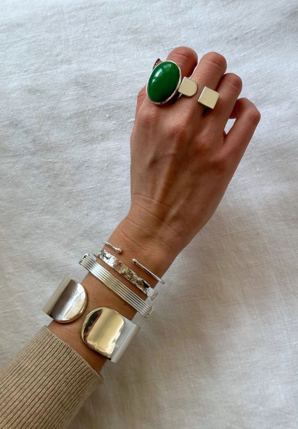 Serengeti Bracelet Silver-Jewellery- by Moncollier- Verse Amsterdam