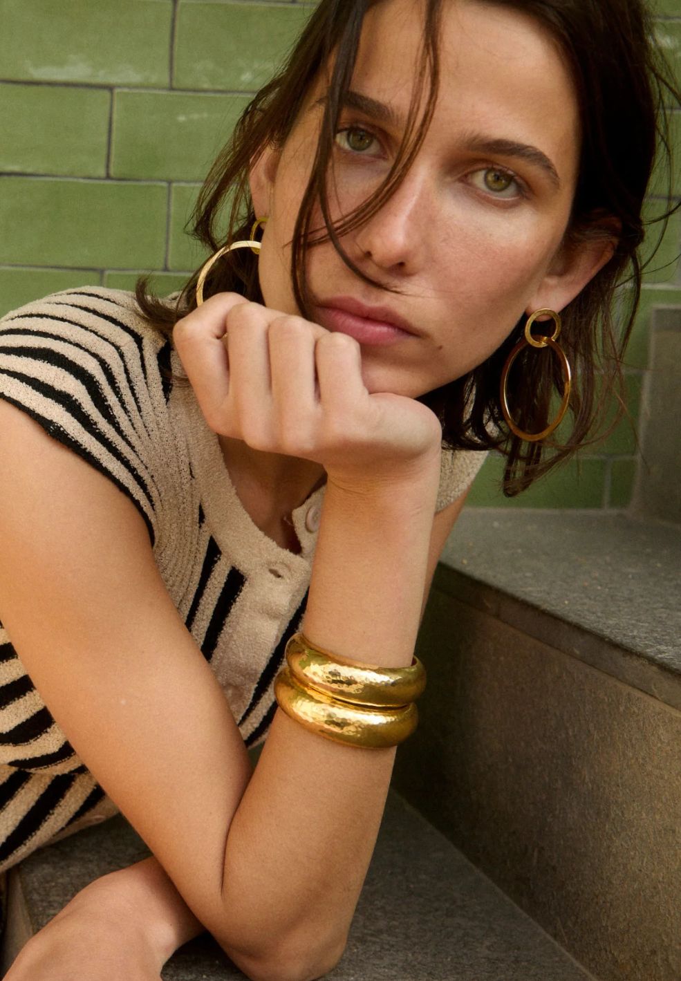 Sahara Bracelet Gold-Jewellery- by Moncollier- Verse Amsterdam