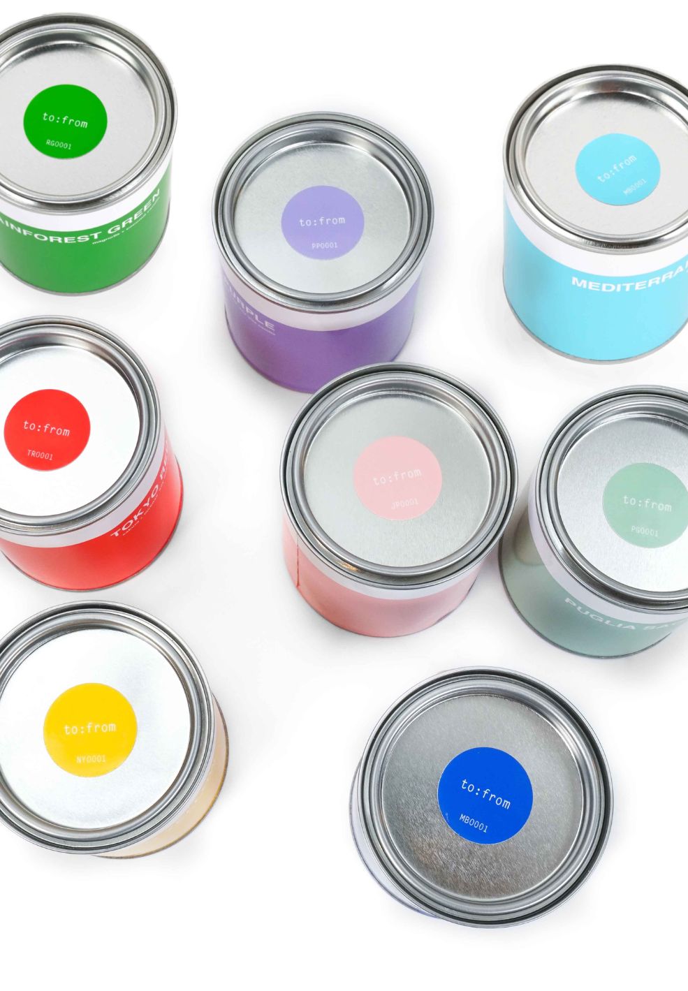 Puglia Sage Green Pantone Candle-Candles- by To : From- Verse Amsterdam