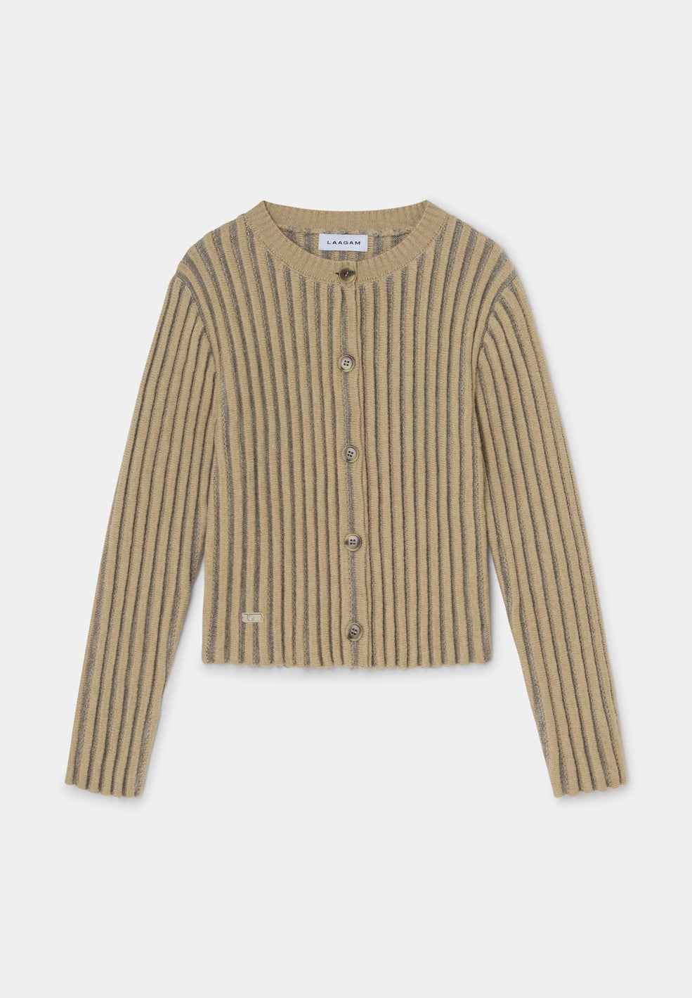 Joyce Ecru Textured Cardigan