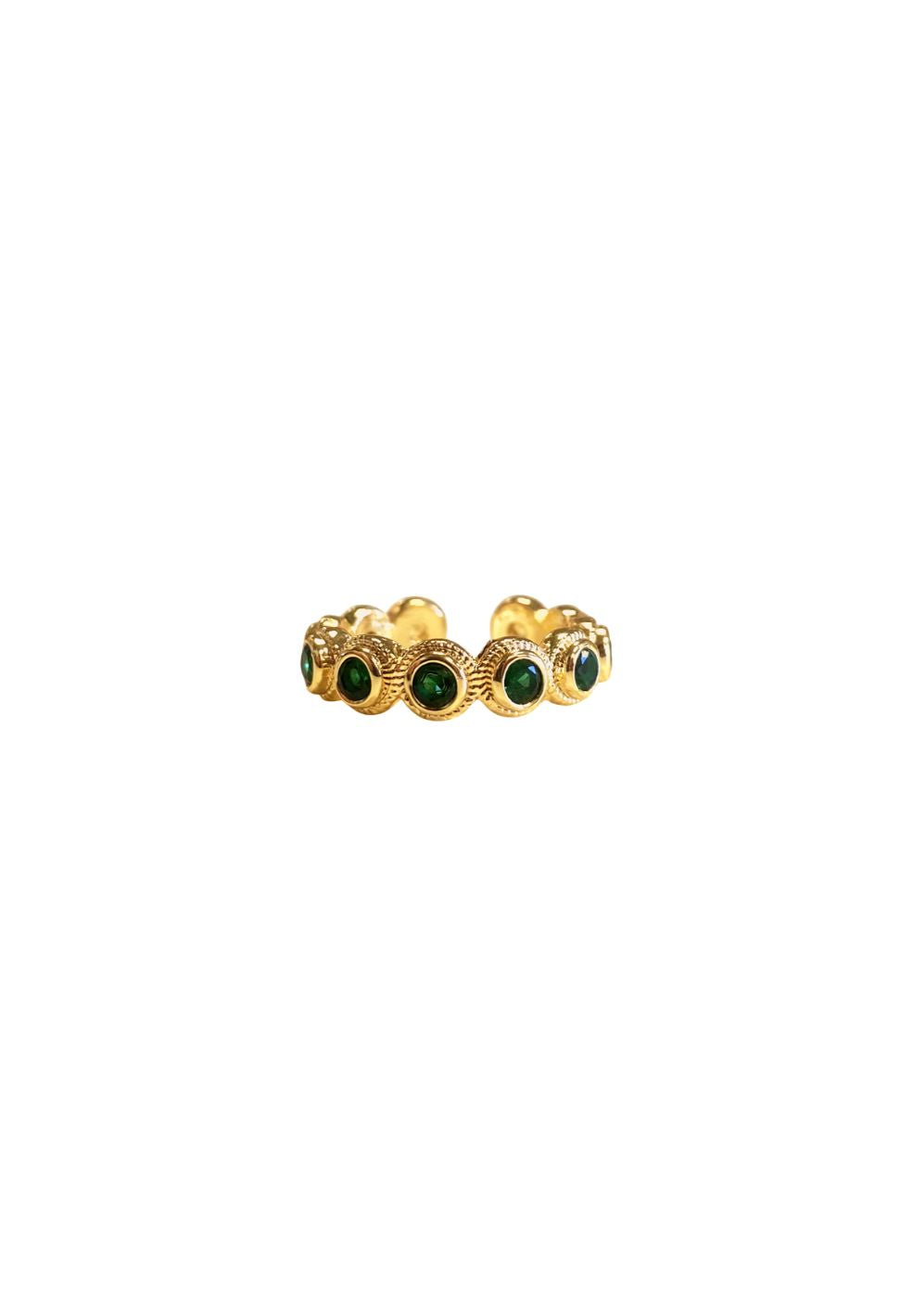 Nomeolvides Emerald Ring Gold