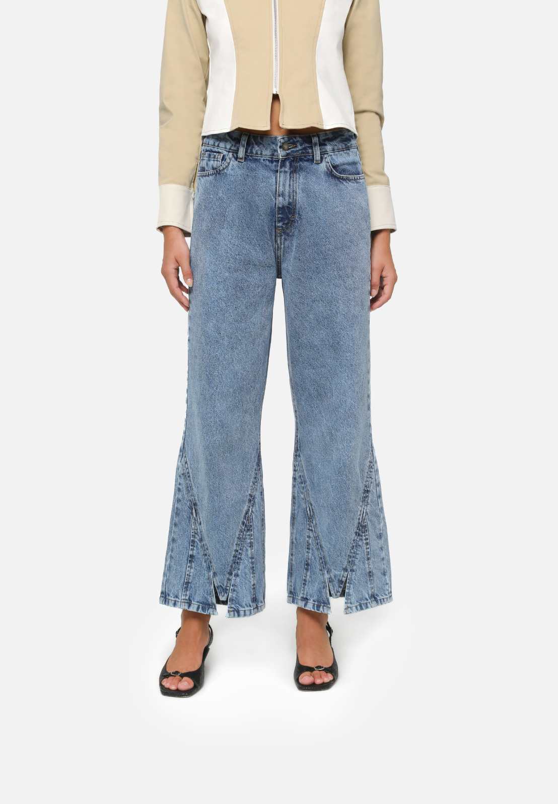 Thelma Low Waist Crop Jeans