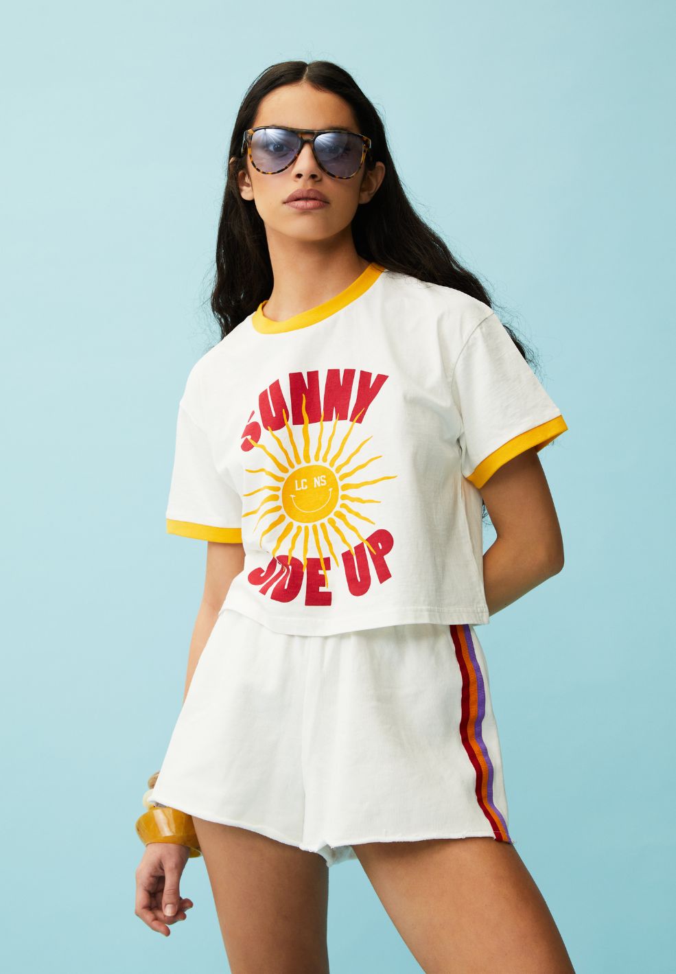 Sunny Side Up Cropped Tee