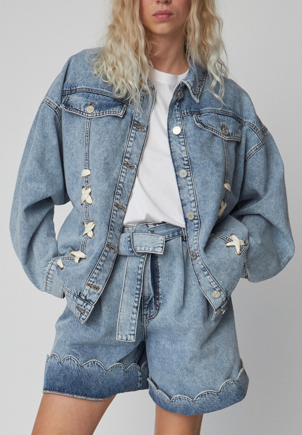 Moon Washed Denim Jacket-Coats & Jackets- by Stella Nova- Verse Amsterdam