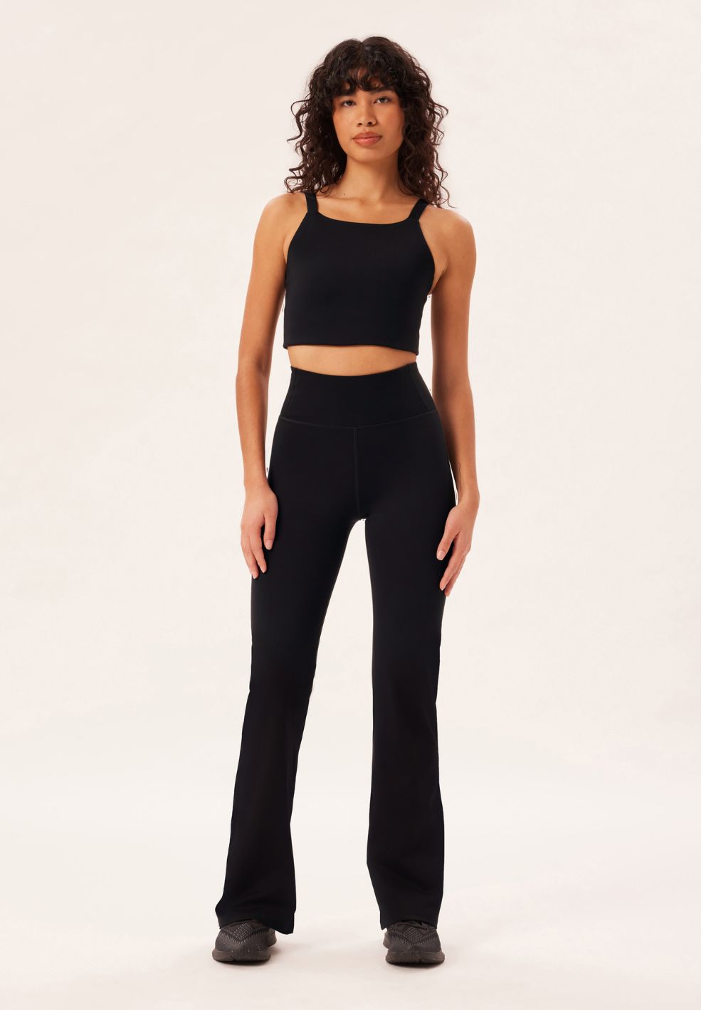 Compressive Flare Leggings Black-Sportswear- by Girlfriend Collective- Verse Amsterdam