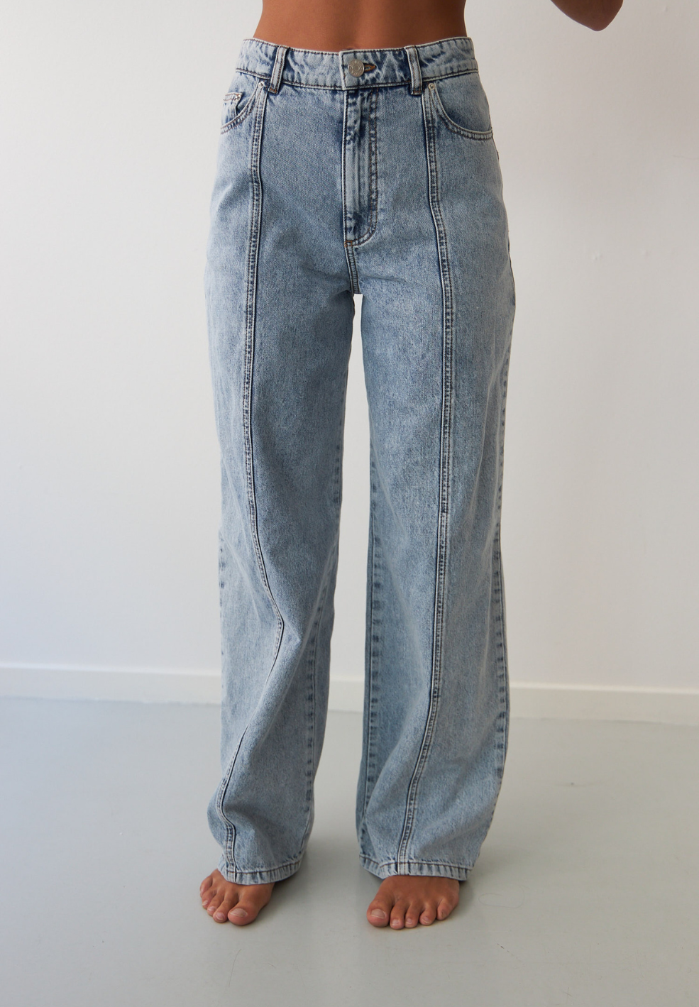 Moon Wash Denim Pants