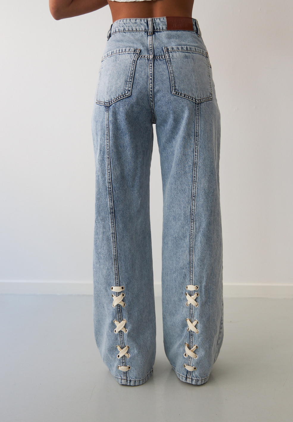 Moon Wash Denim Pants-Jeans- by Stella Nova- Verse Amsterdam