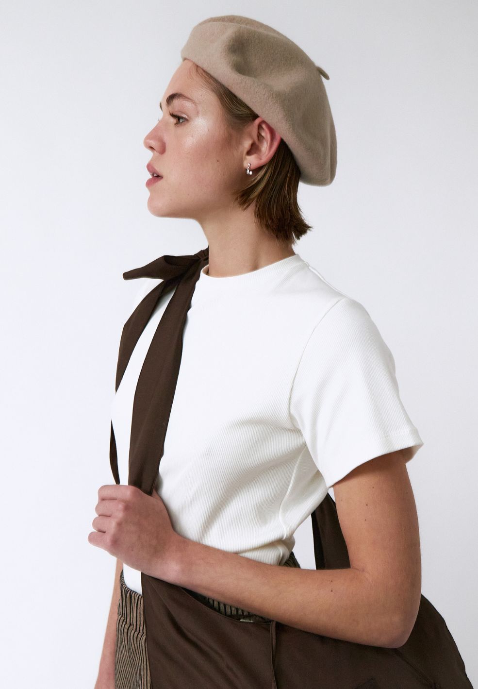 Wool Beret Cream-Hats & Scarves- by AMT- Verse Amsterdam