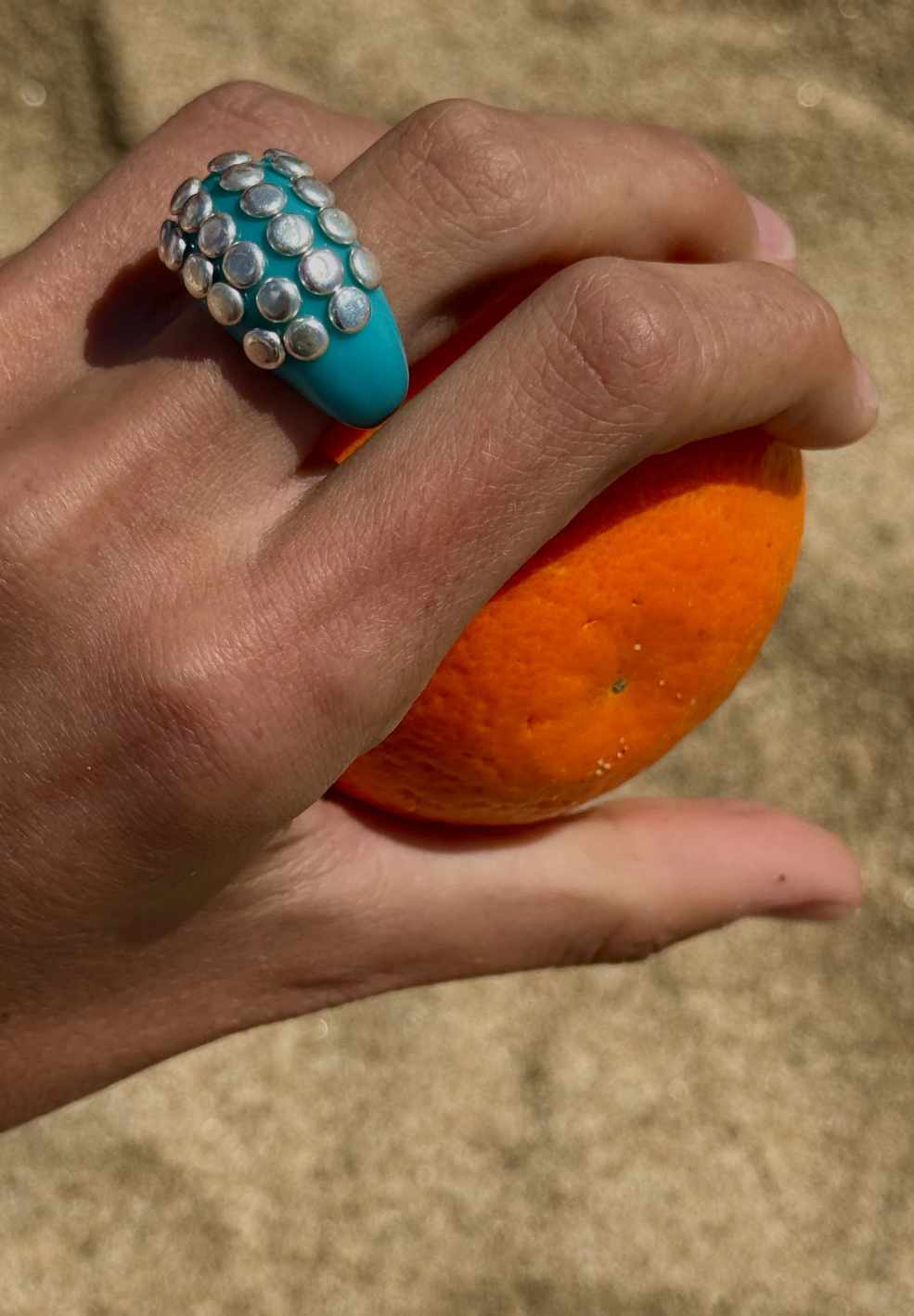 Rockin Turqoise Ring-Jewellery- by Susmie's- Verse Amsterdam