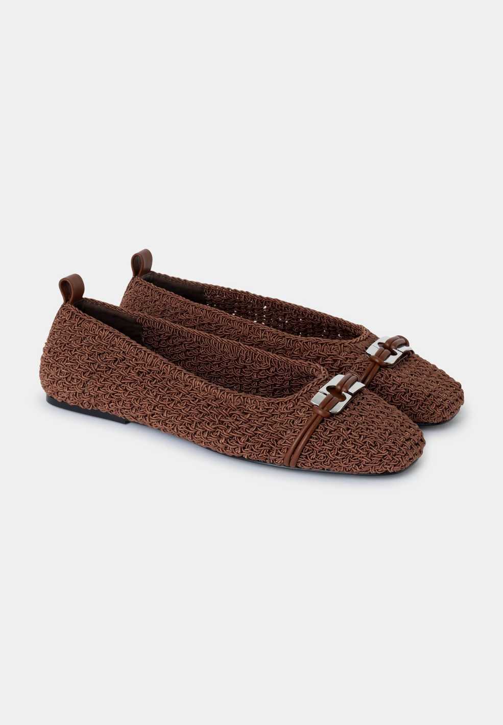 Maui Brown Ballerina Shoes