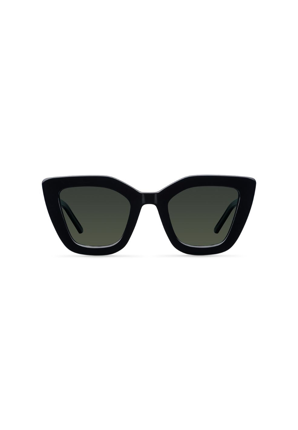 Azalee Dark Olive Cat Eye Sunglasses