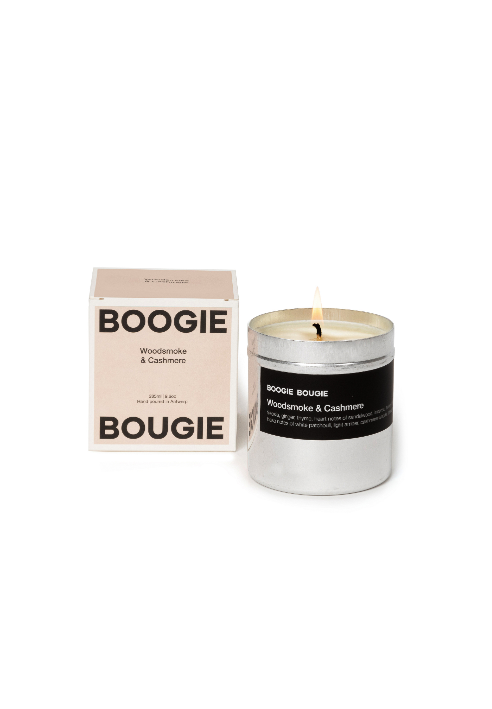 Woodsmoke & Cashmere Scented Candle 285gm
