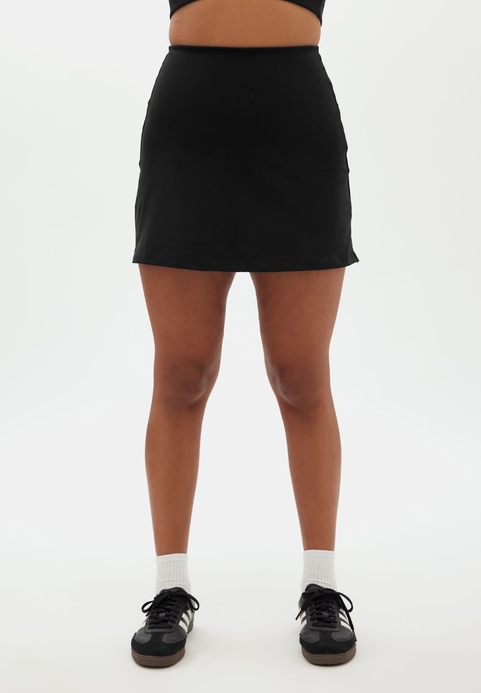 Skort High Rise Black-Sportswear- by Girlfriend Collective- Verse Amsterdam
