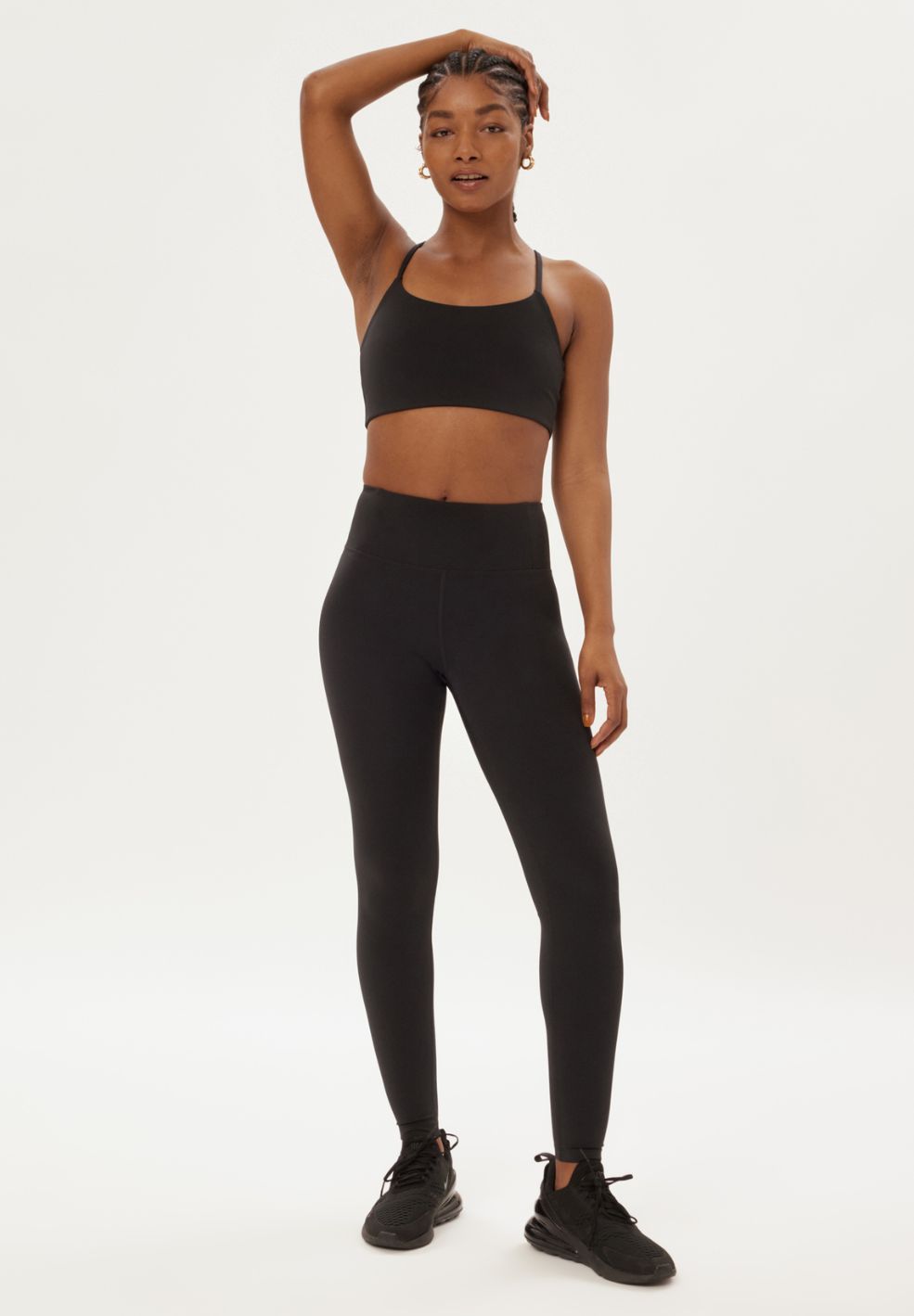 Compressive High Rise Leggings Black