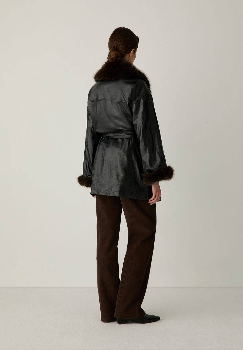 Oriane Black Short Coat