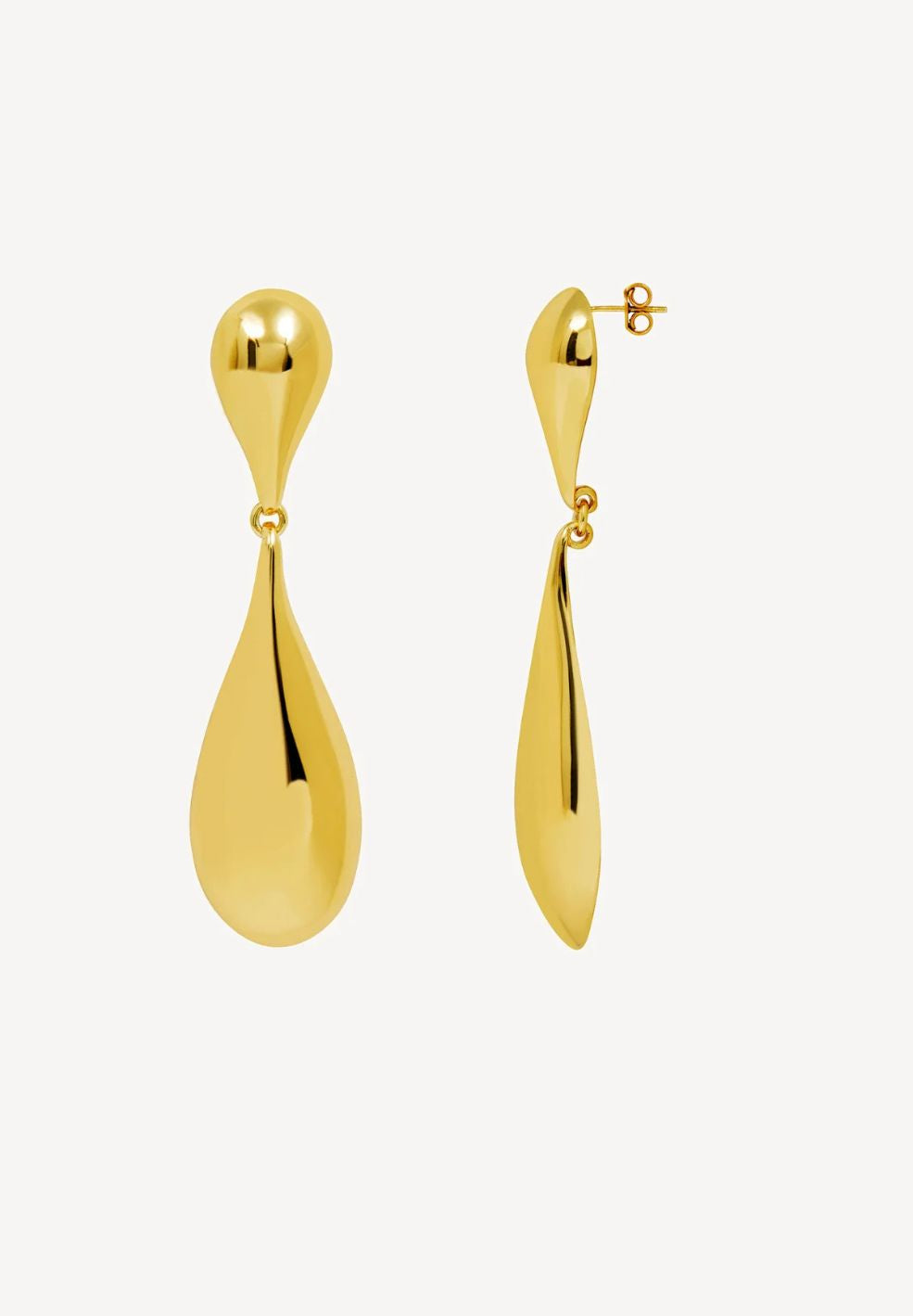 Dolomitas Earrings Gold-Jewellery- by Moncollier- Verse Amsterdam
