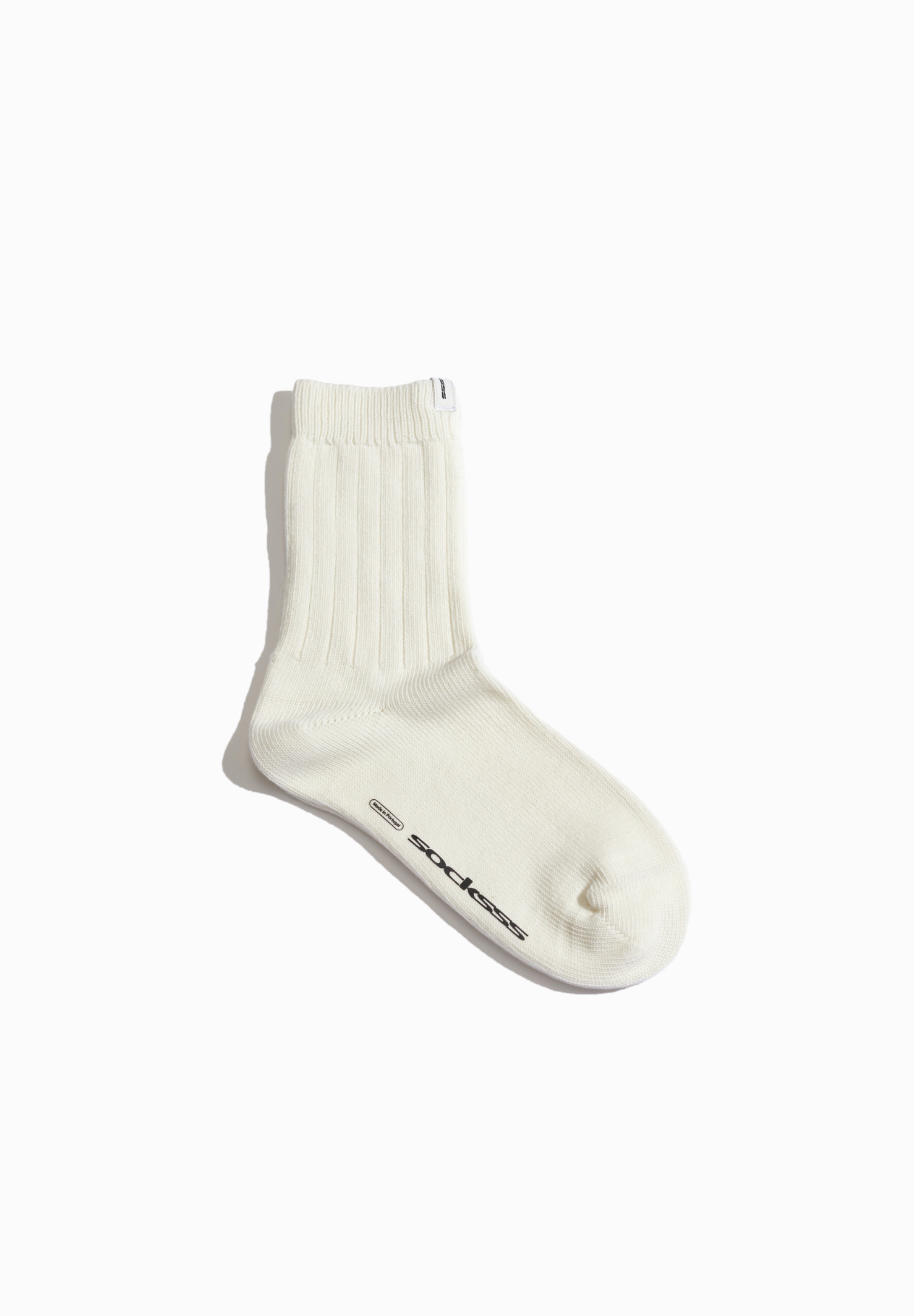 Headline Socks White-Socks & Tights- by socksss- Verse Amsterdam