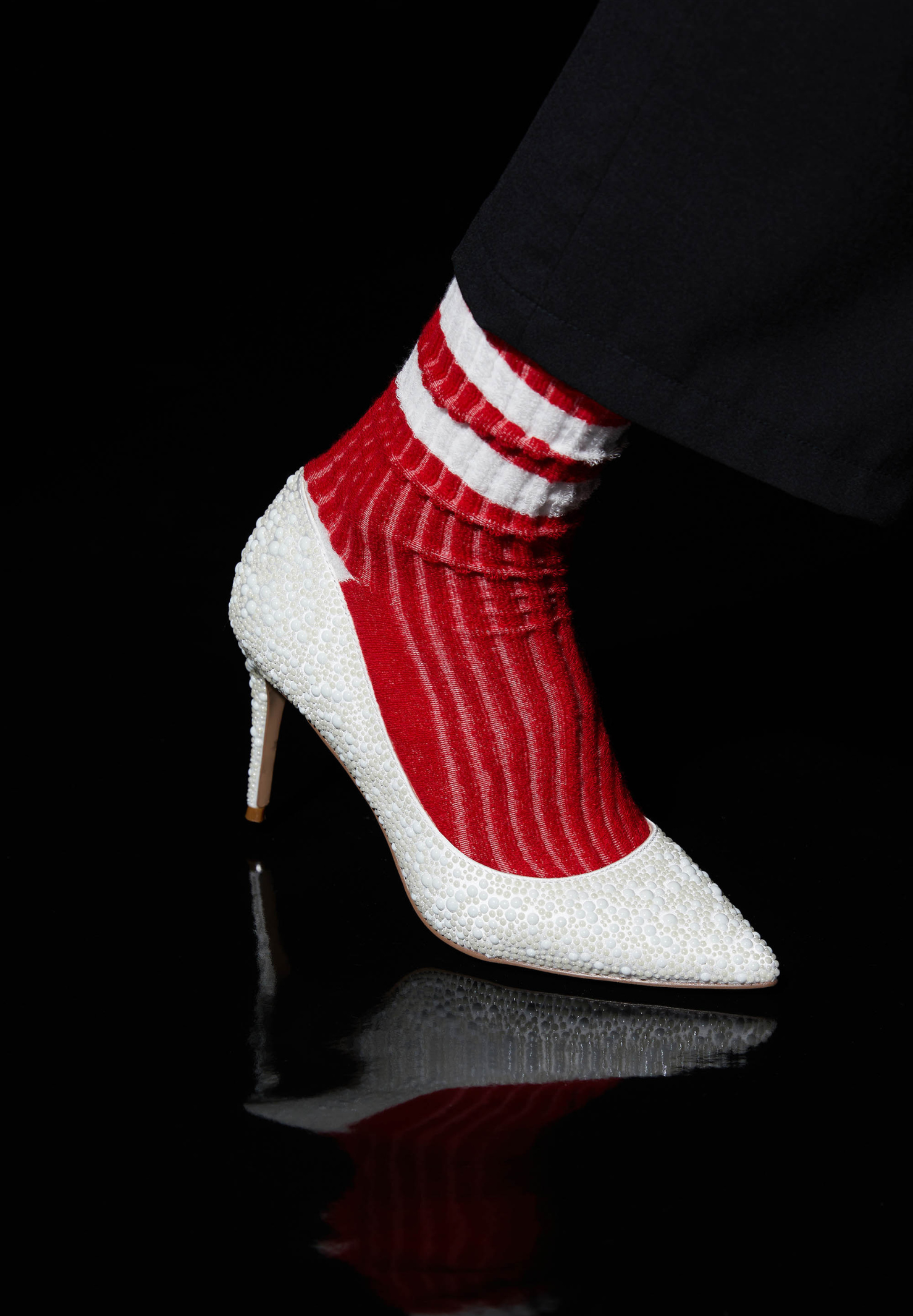 Terry Tibbs Red Socks-Socks & Tights- by socksss- Verse Amsterdam