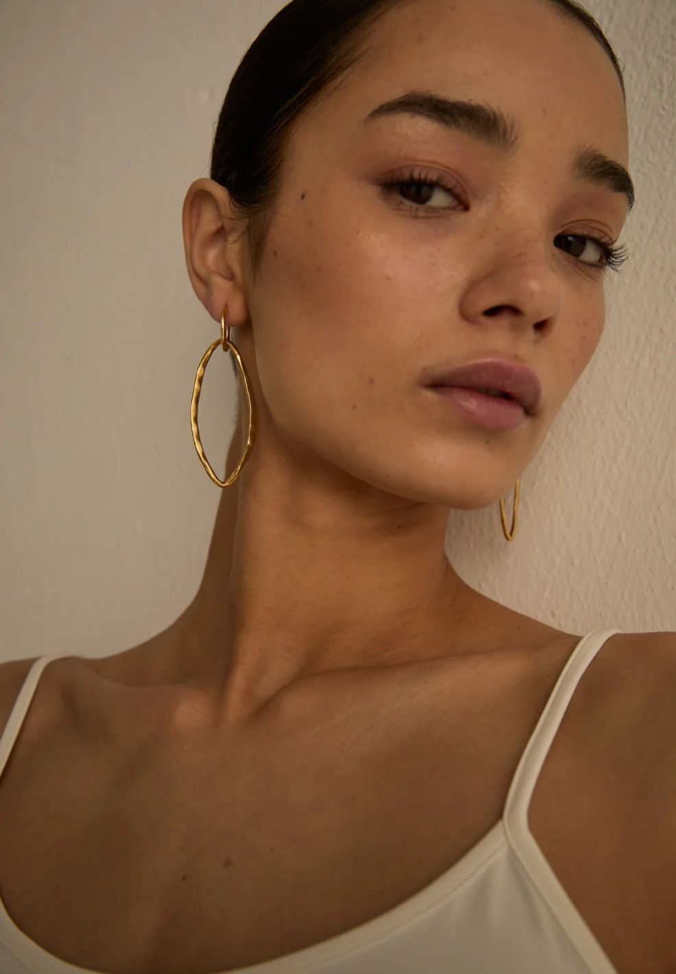 Audrey Gold Earrings-Jewellery- by Moncollier- Verse Amsterdam