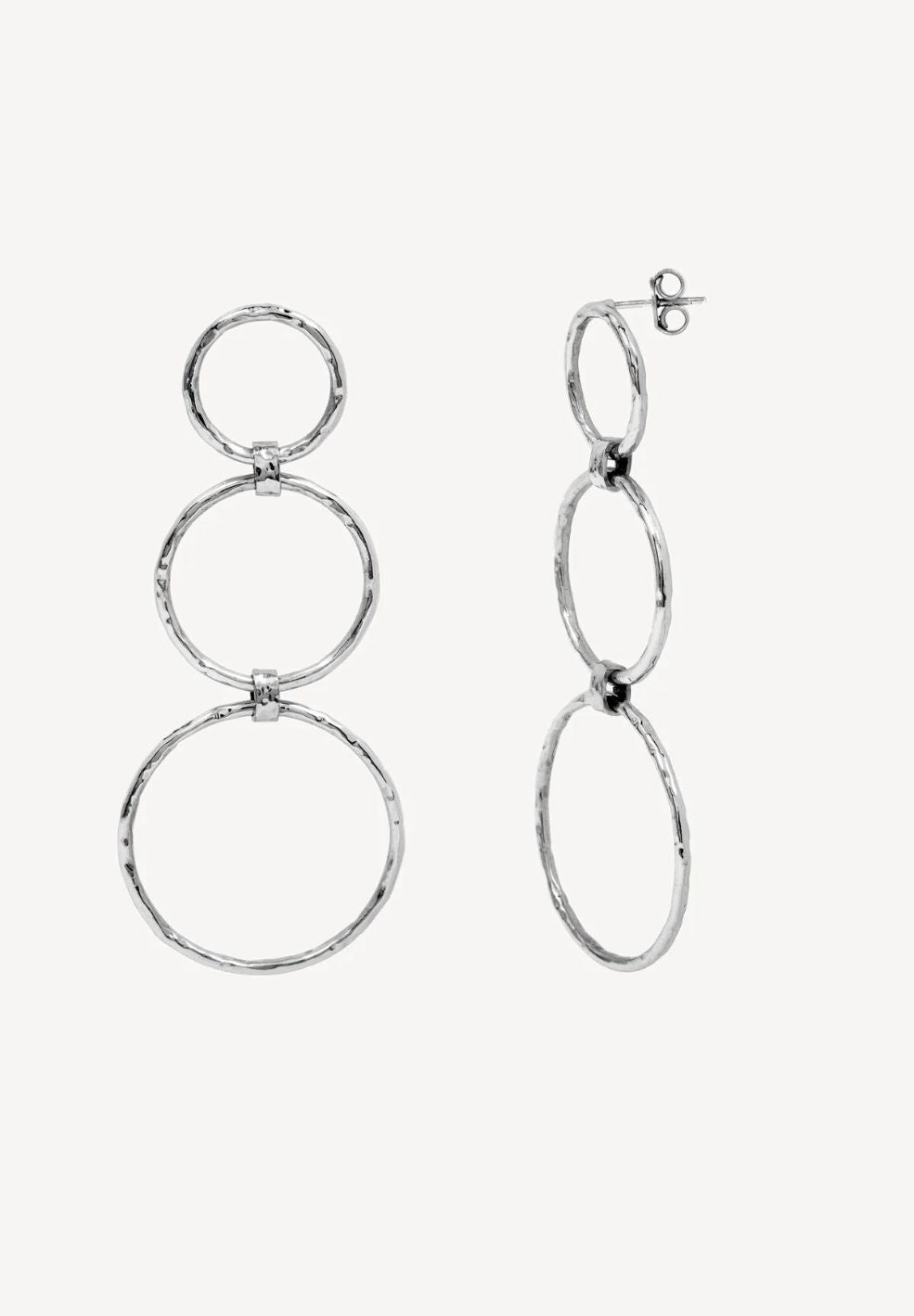 Mars Earrings Silver-Jewellery- by Moncollier- Verse Amsterdam