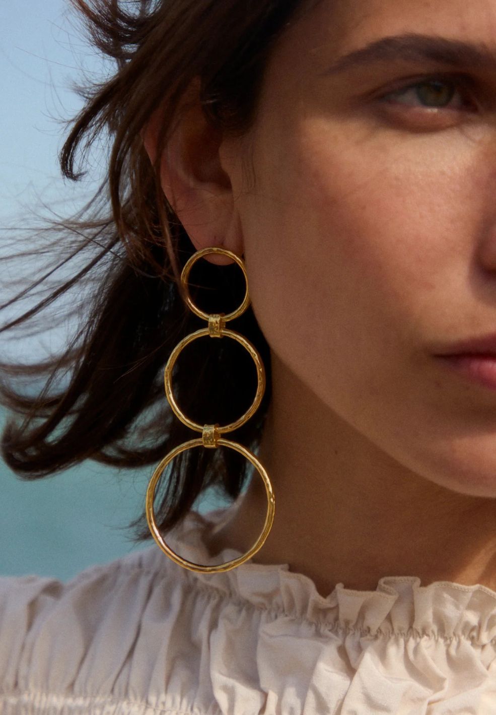 Mars Earrings Gold-Jewellery- by Moncollier- Verse Amsterdam