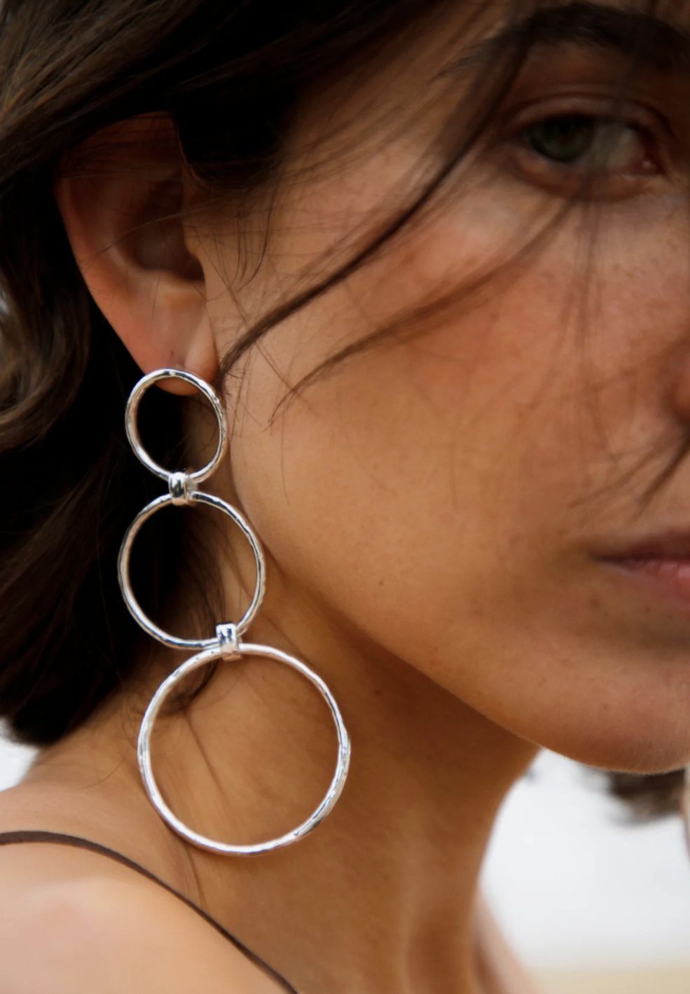 Mars Earrings Silver-Jewellery- by Moncollier- Verse Amsterdam