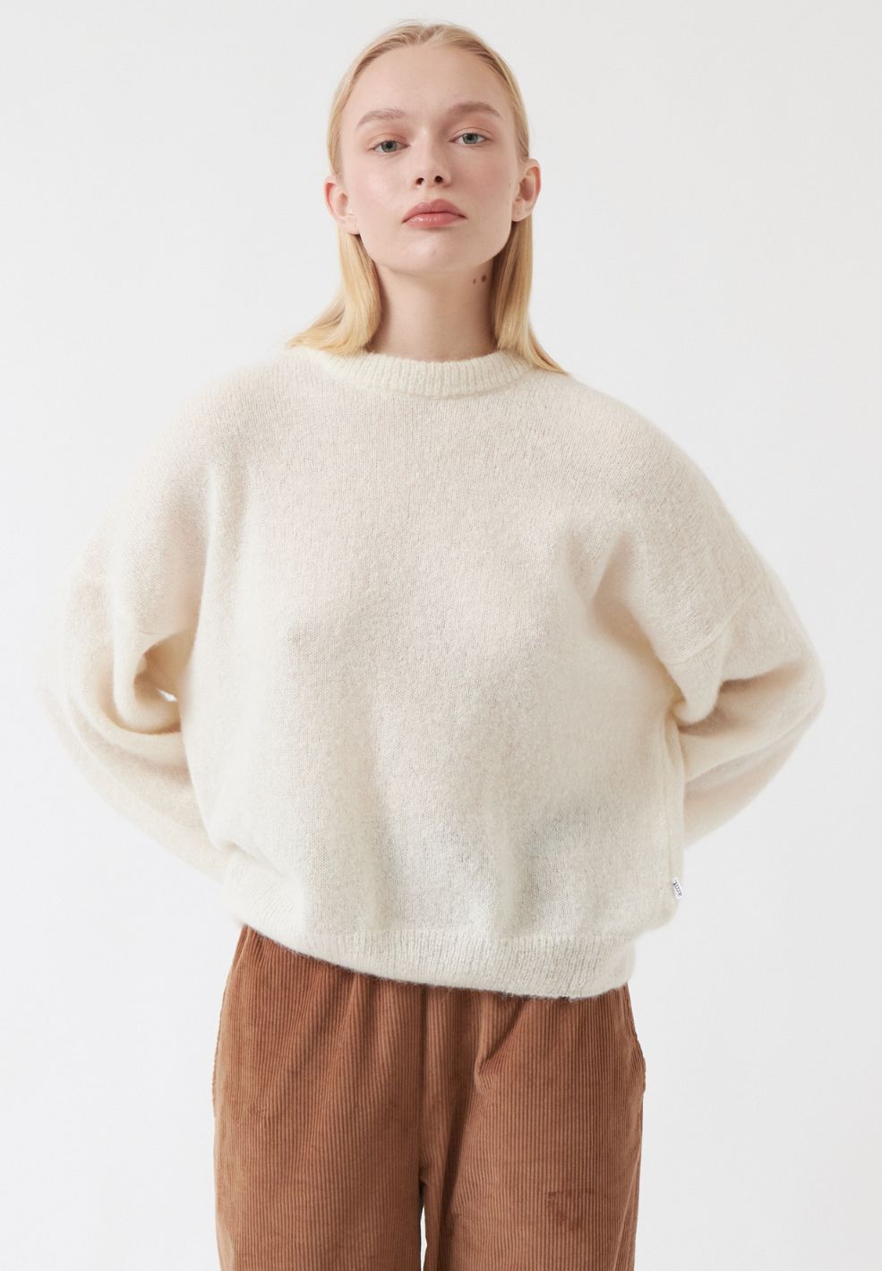 Galeta Round Neck Sweater Cream