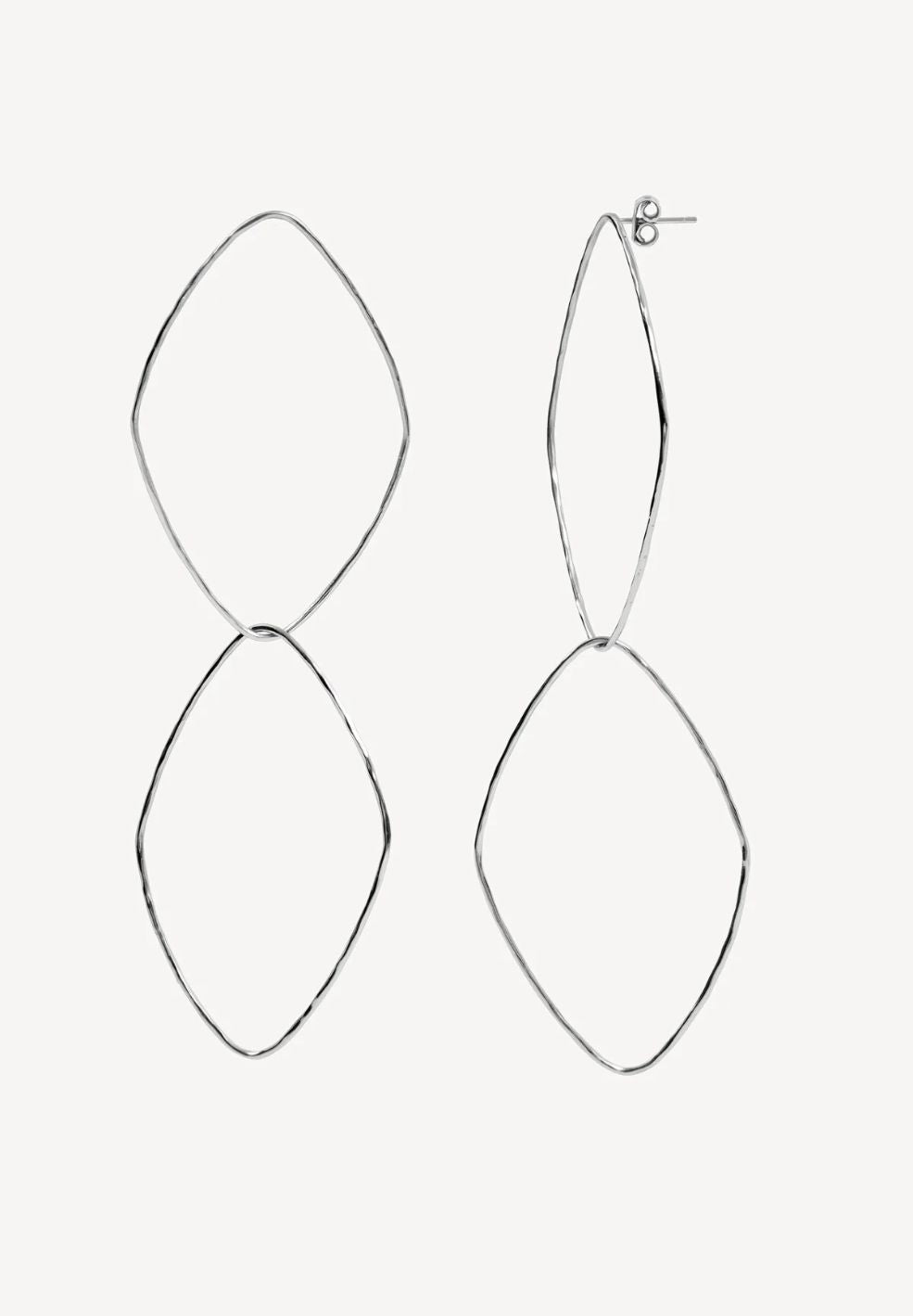 Paros Earrings Silver-Jewellery- by Moncollier- Verse Amsterdam