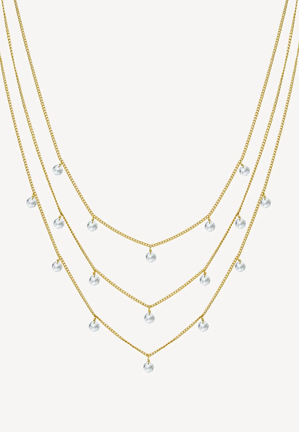 Liana Necklace Gold-Jewellery- by Moncollier- Verse Amsterdam