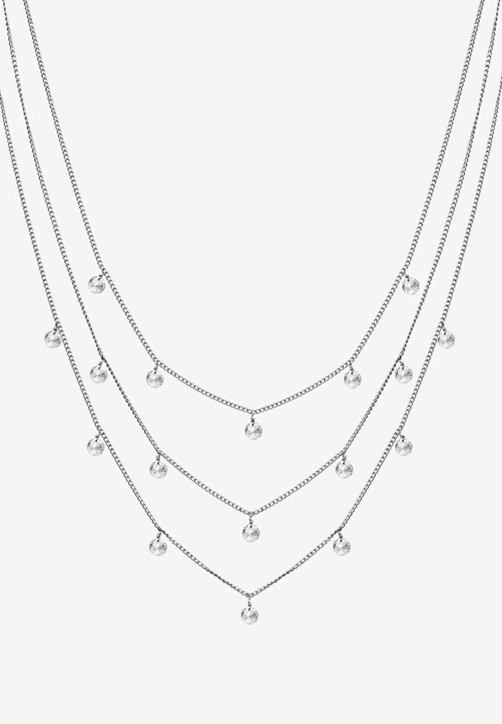 Liana Necklace Silver-Jewellery- by Moncollier- Verse Amsterdam