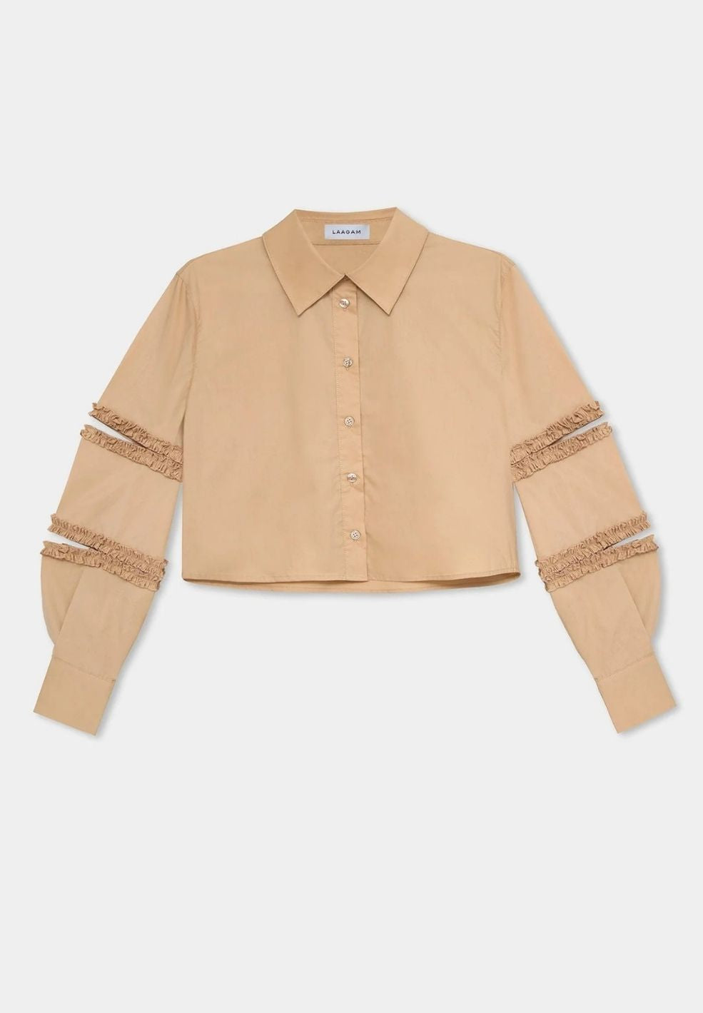 Muna Sand Cut Out Shirt
