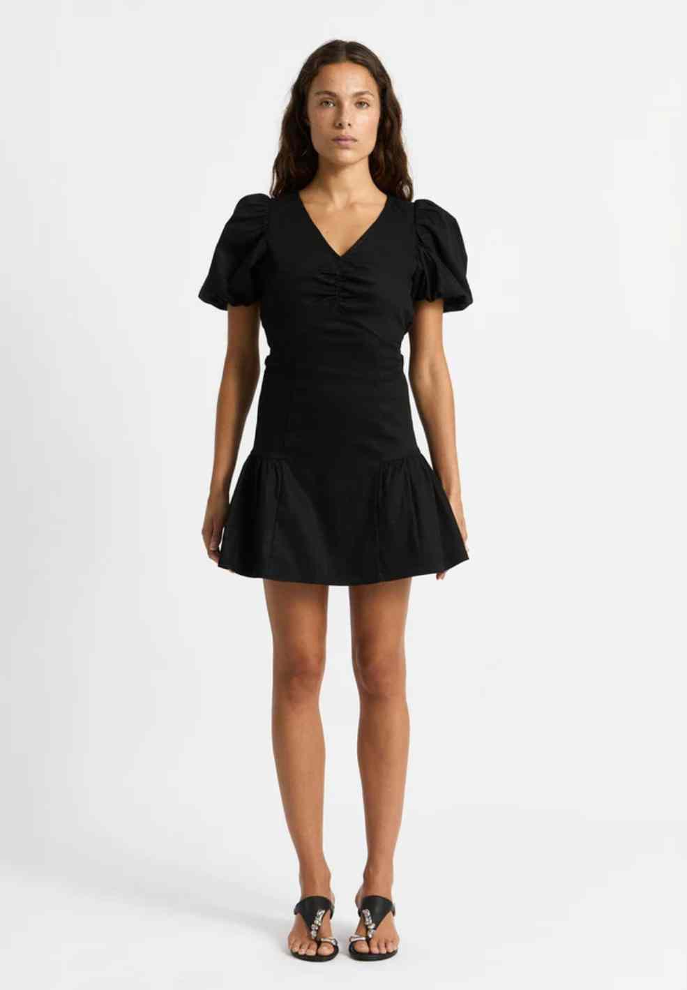 Millie Short Cut Out Dress Black