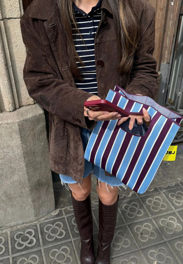 Blueberry Bucket Bag-Bags- by Mosj Atelier- Verse Amsterdam