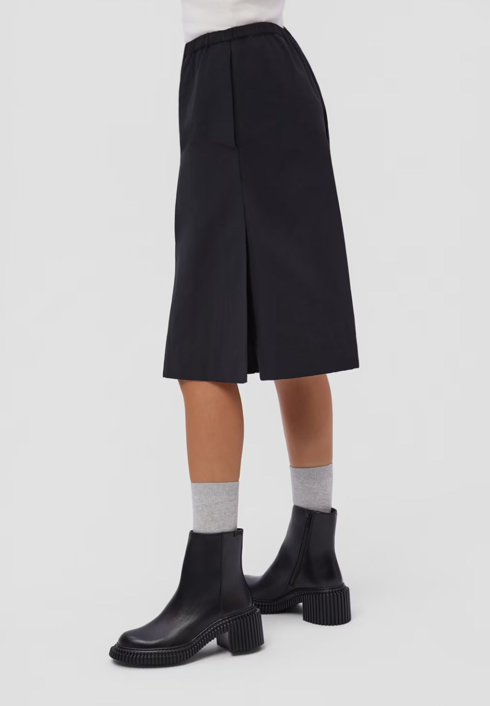 Pix London Mid Boot Black Leather