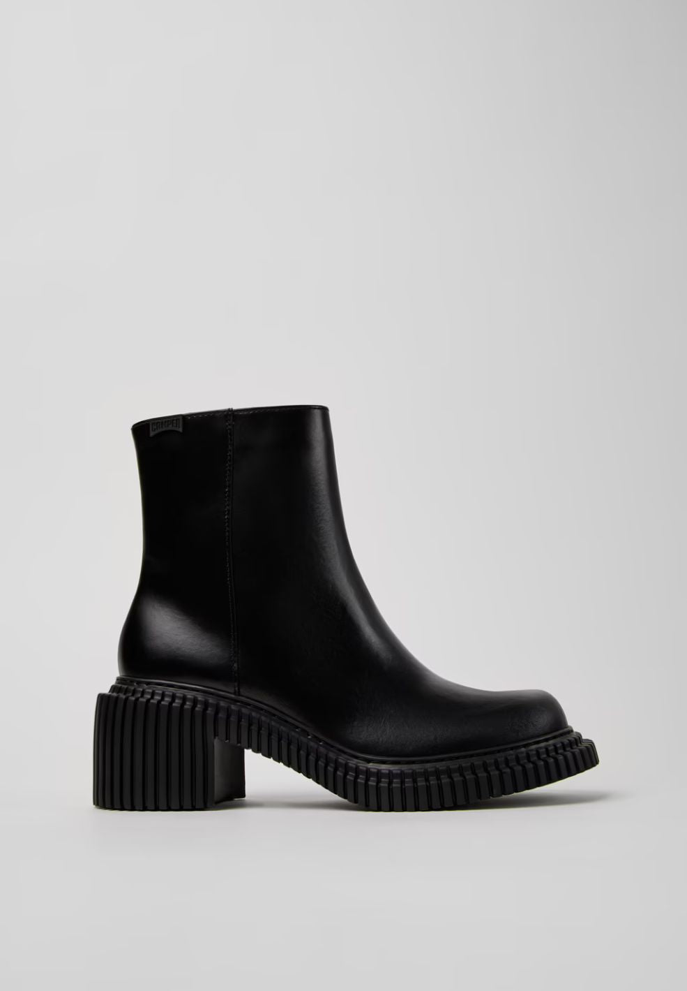 Pix London Mid Boot Black Leather