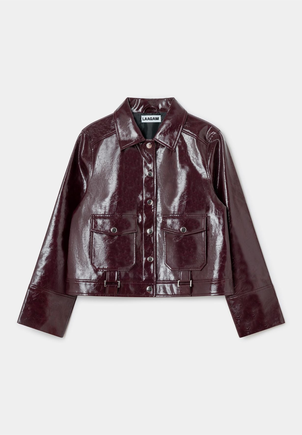 Bruna Plum Jacket-Coats & Jackets- by Laagam- Verse Amsterdam