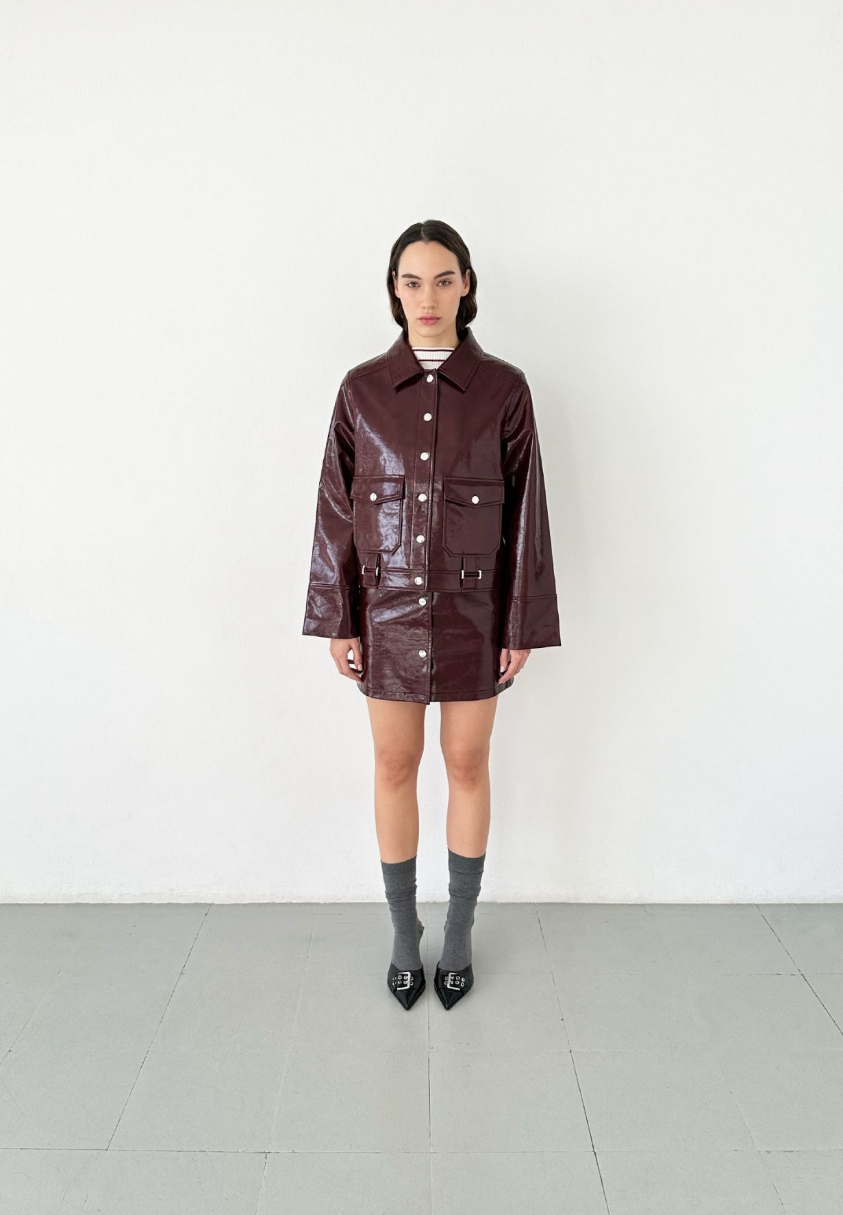 Bruna Plum Jacket