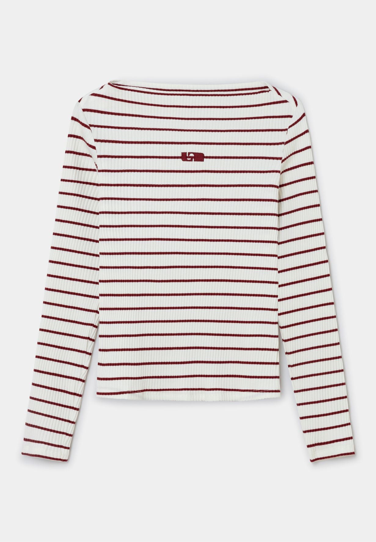 Emory Red Stripe Longsleeve T Shirt