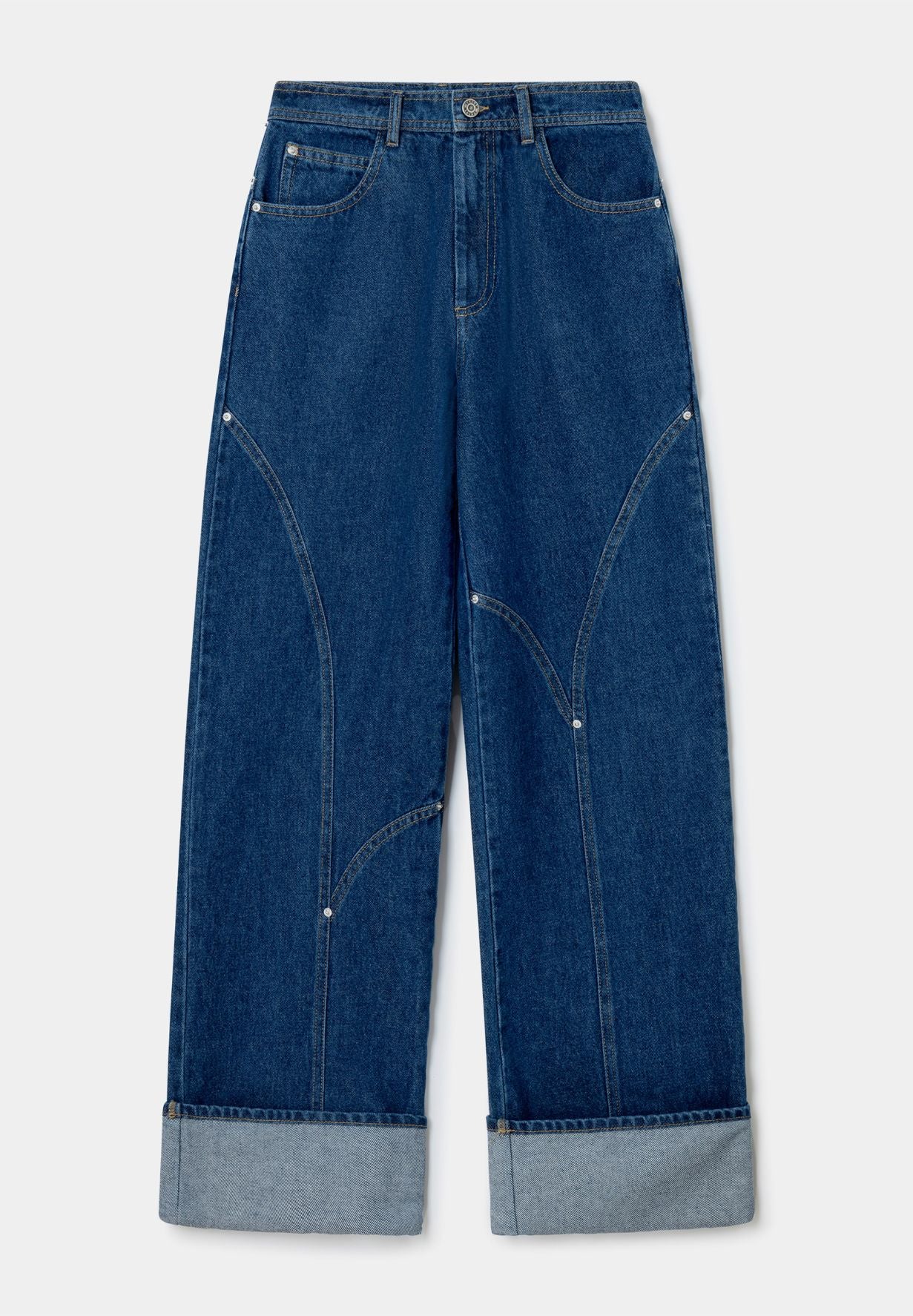 Dallas Indigo Denim Jean-Jeans- by Laagam- Verse Amsterdam