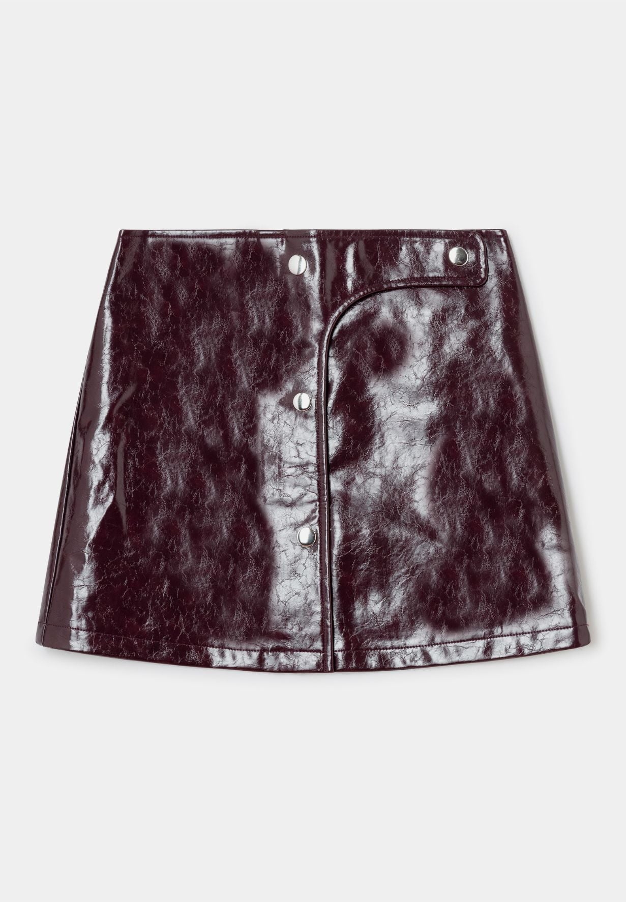 Lena Plum Short Skirt-Skirts- by Laagam- Verse Amsterdam
