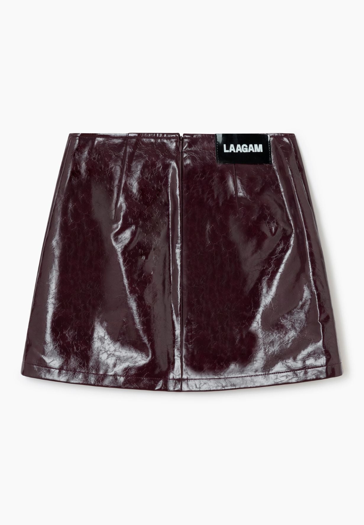 Lena Plum Short Skirt-Skirts- by Laagam- Verse Amsterdam