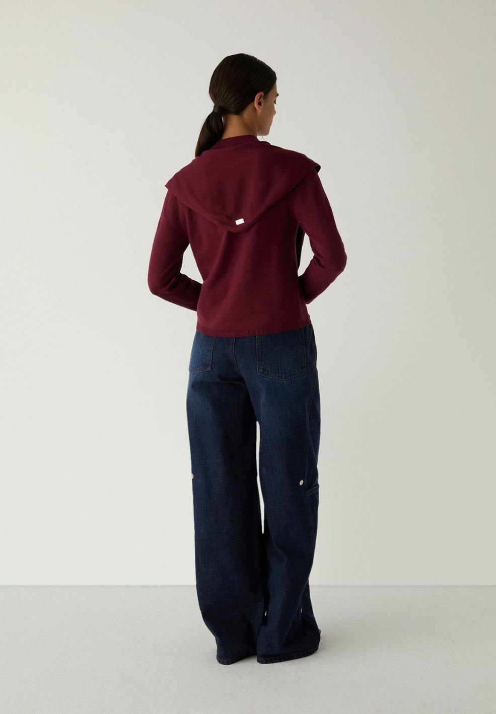 Frida Plum Zipper Knit