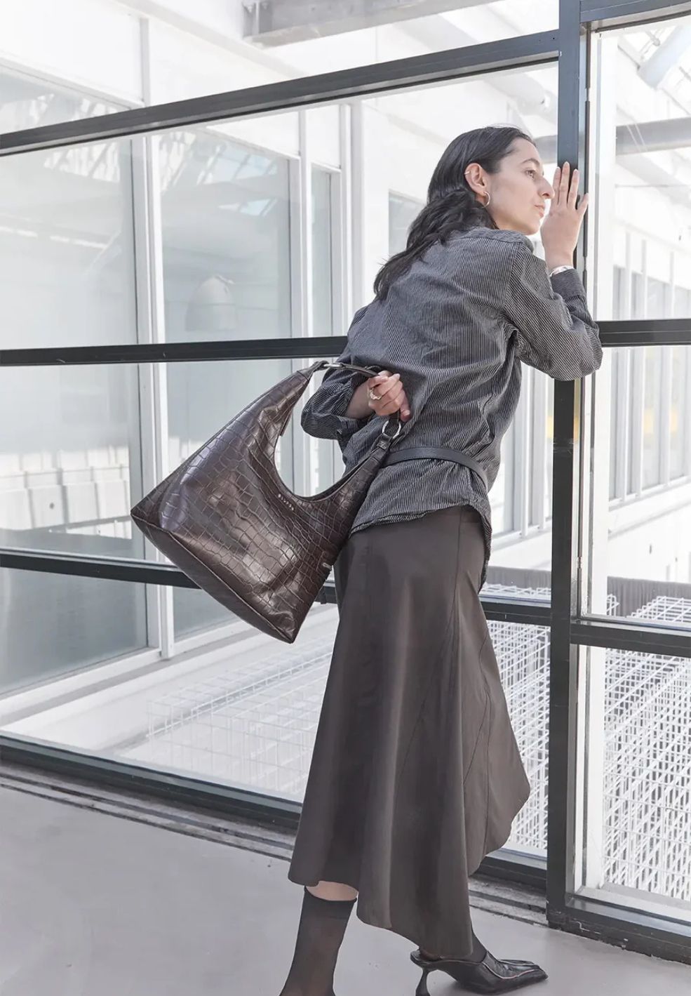 Lola Shoulder Bag Brown-Bags- by Silfen- Verse Amsterdam