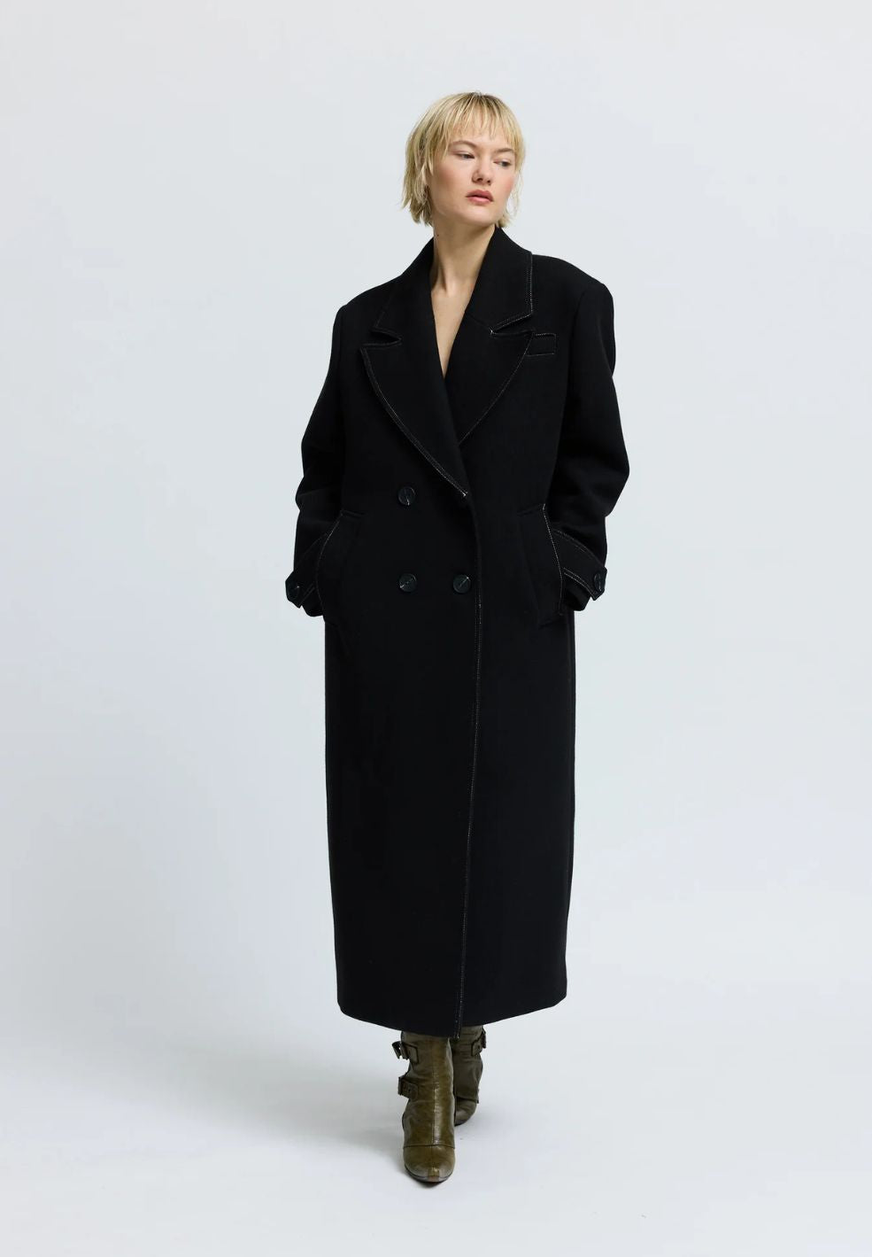 HelmaRS Coat Black