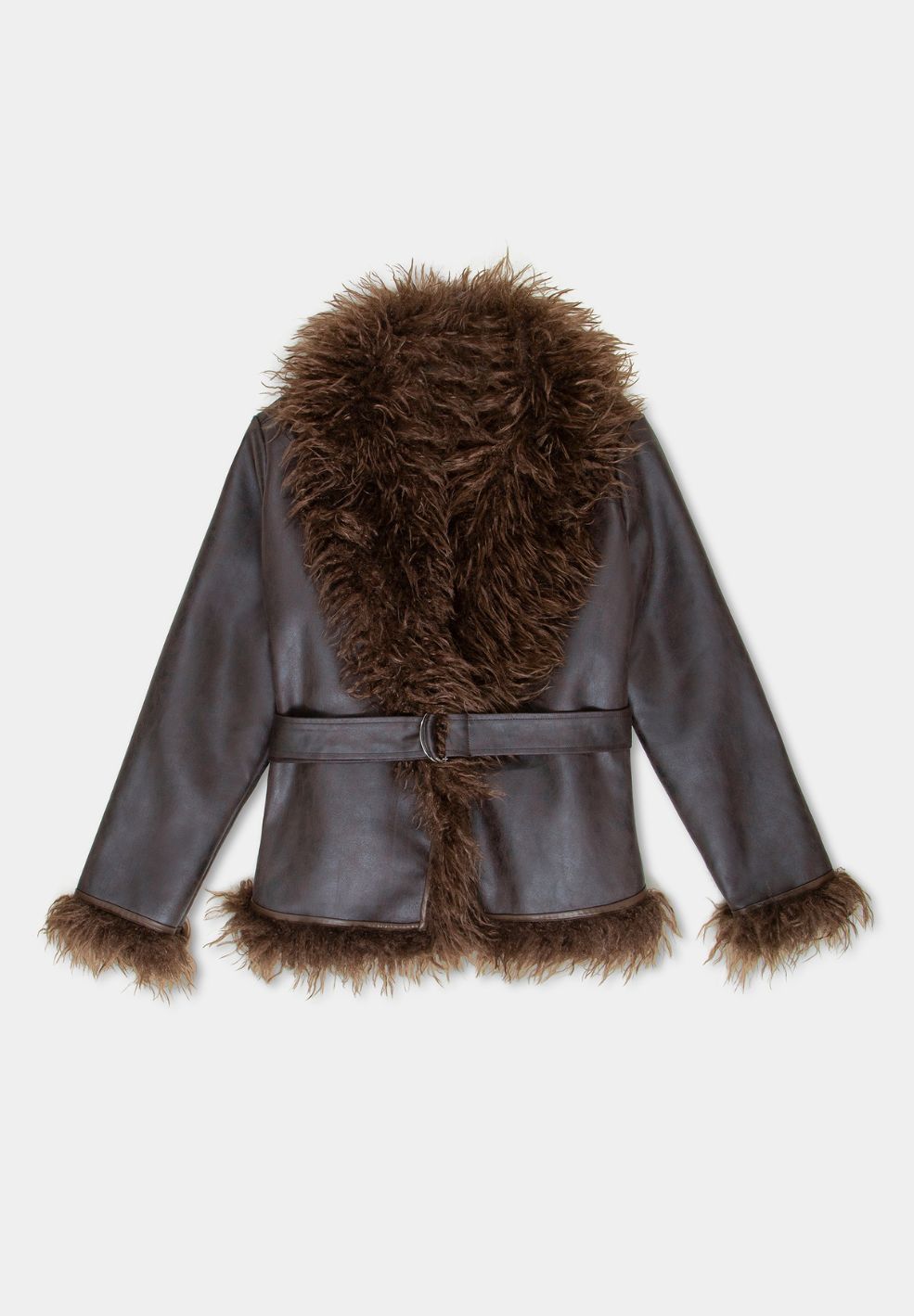 Zoya Shearling Reversible Coat