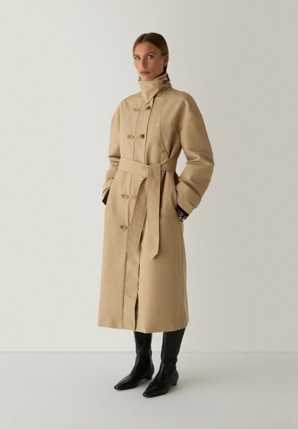 Antwerp Camel Trench Coat