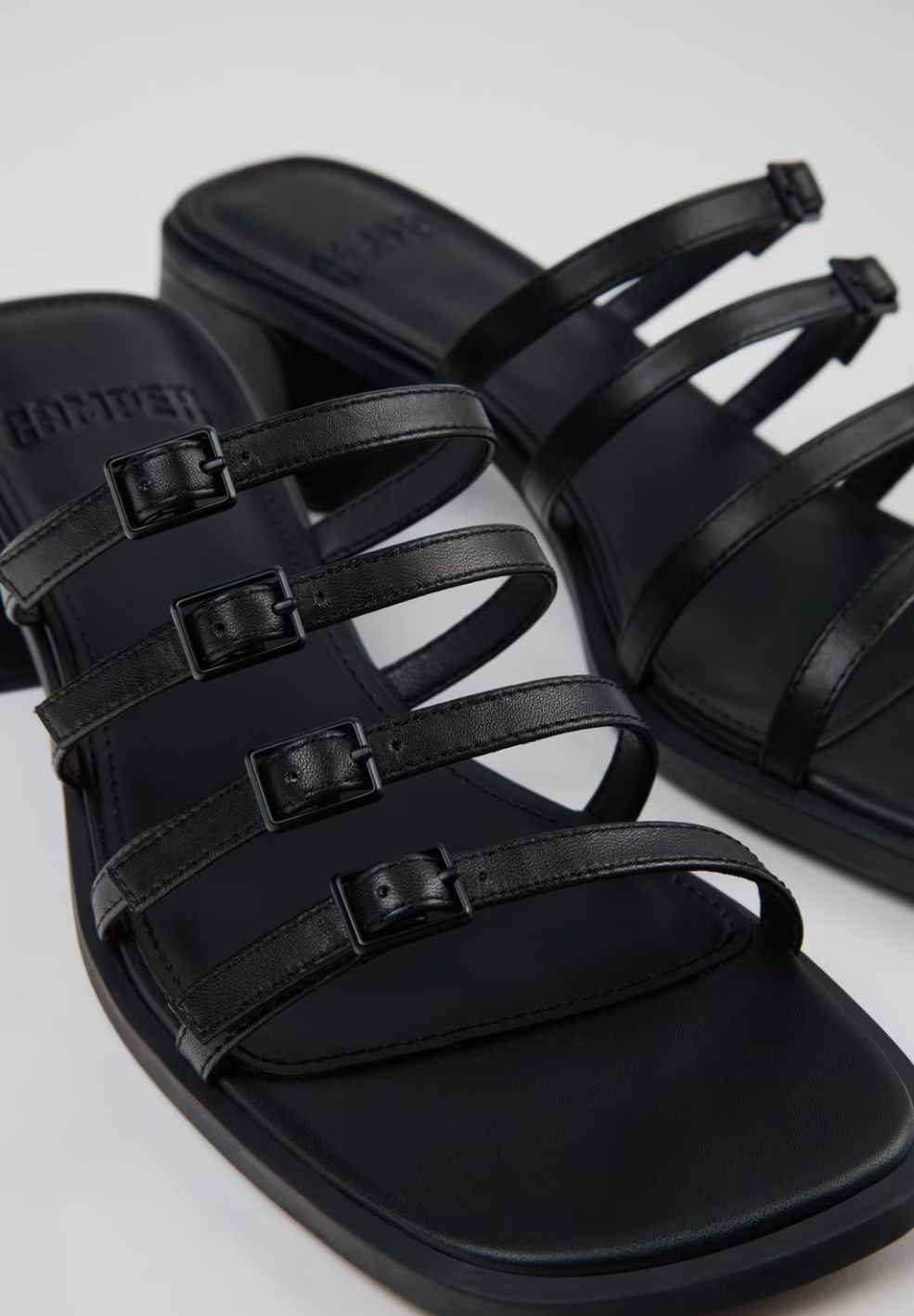 Kora Sandals Black Four Straps