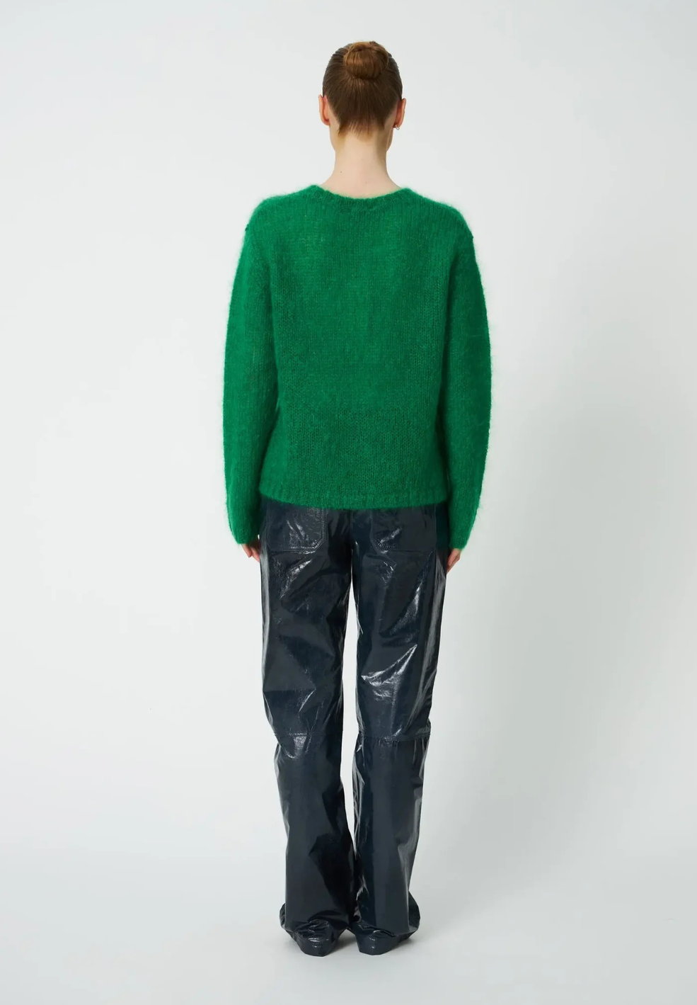 Luxury Mohair Sweater Green Flash