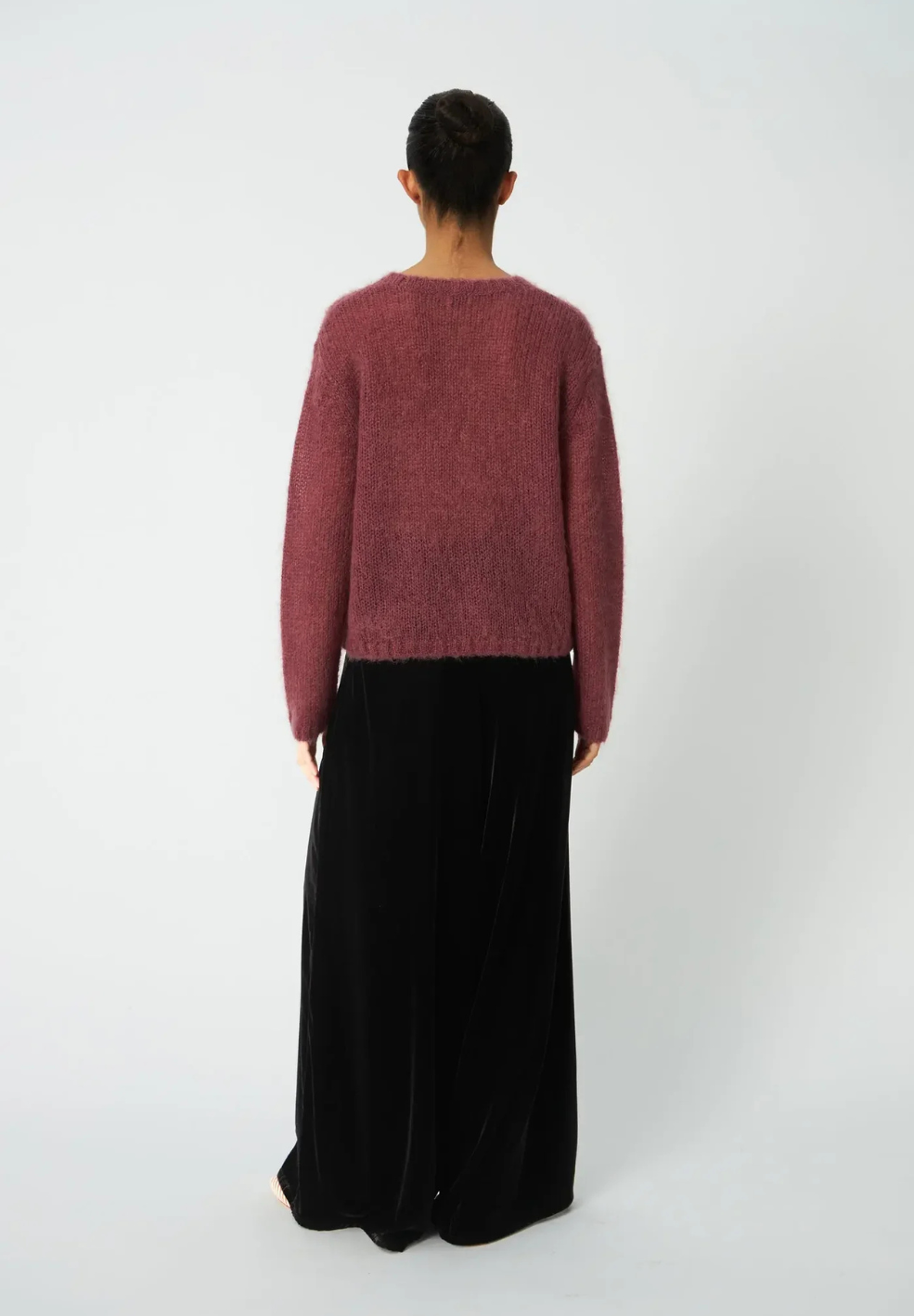 Luxury Mohair Sweater Dust Rose