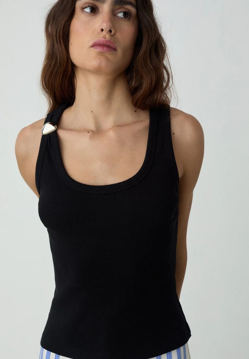 Eden Black Tank Top